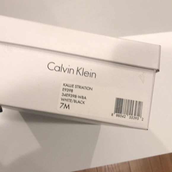 Gently used Calvin Klein open toe zipper booties - Picture 8 of 8